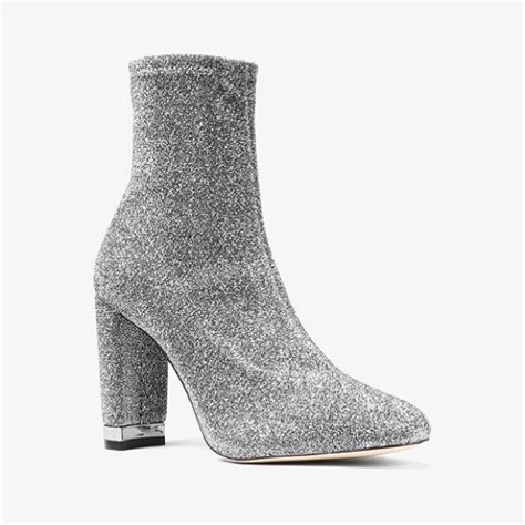 michael kors mandy glitter stretch-knit ankle boot|Michael michael kors mandy bootie + FREE SHIPPING.